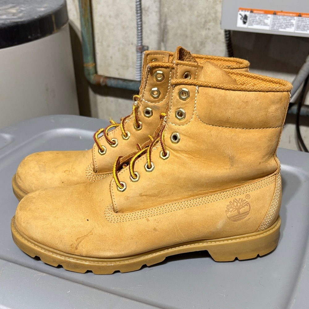 Timberland Men's Light Brown Leather Boots